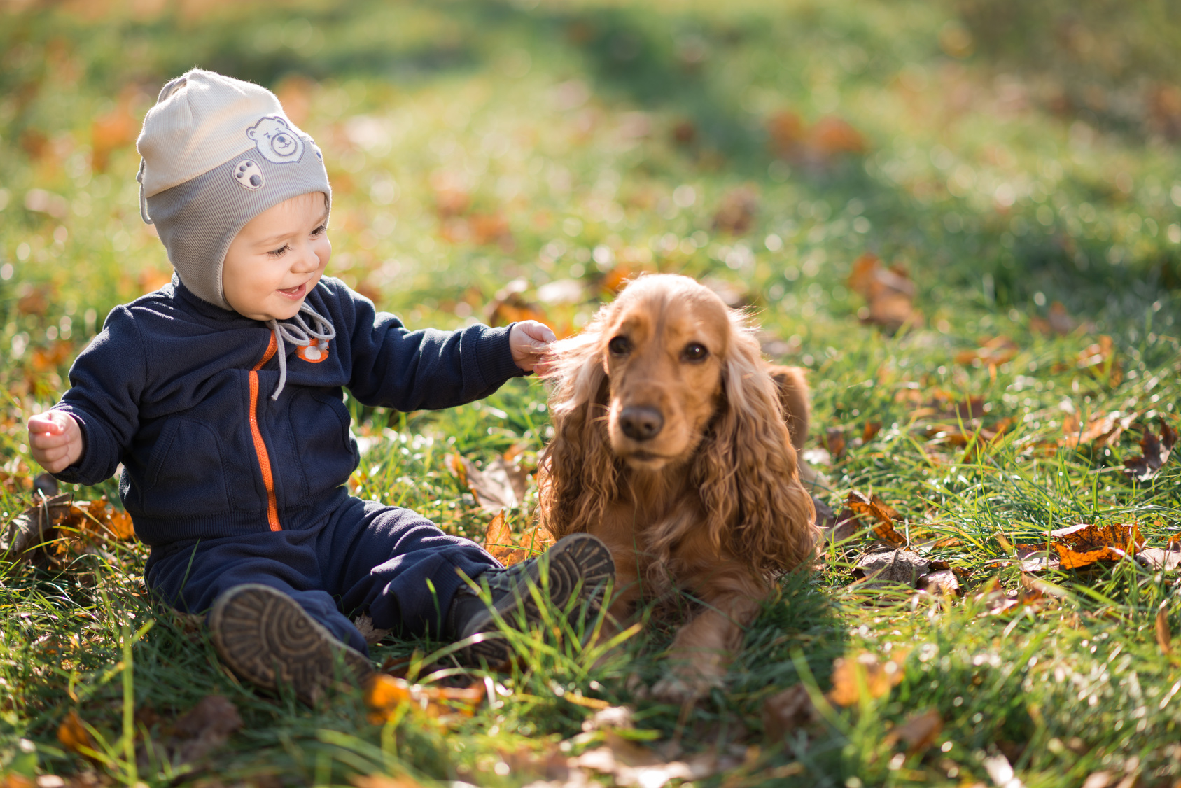 Boy with Dog